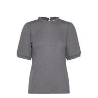Naviecr T-Shirt T-shirts & Tops Short-sleeved Harmaa Cream