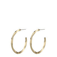 Saint Tropez Oval Ear Accessories Jewellery Earrings Hoops Kulta SNÖ Of Sweden, SNÖ of Sweden