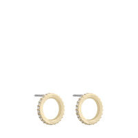 Mari Mini Round Ear Accessories Jewellery Earrings Studs Kulta SNÖ Of Sweden, SNÖ of Sweden