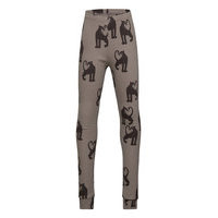 Panther Rib Leggings -X- Leggingsit Harmaa Mini Rodini