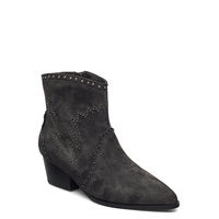 Boot 5 Cm Shoes Boots Ankle Boots Ankle Boot - Heel Harmaa Sofie Schnoor