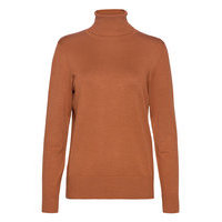 J2046, Milasz Rollneck Pullover Kilpikonnakaulus Poolopaita Ruskea Saint Tropez