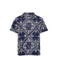 Ss Hawaiian Box Fit Shirt Lyhythihainen Paita Sininen Superdry