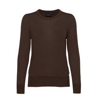 Yvette Cotton/Bamboo Sweater Neulepaita Ruskea Lexington Clothing
