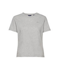 Original Ss T-Shirt T-shirts & Tops Short-sleeved Harmaa GANT