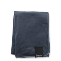 Pearl Velvet Blanket - Juniper Blue Home Sleep Time Blankets & Quilts Sininen Elodie Details