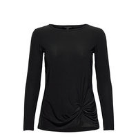 Blouse T-shirts & Tops Long-sleeved Musta Ilse Jacobsen