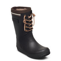Bisgaard Lace Thermo Shoes Rubberboots Lined Rubberboots Musta Bisgaard
