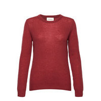 Pure Cashmere O-Neck Pullover Neulepaita Punainen SPARKZ COPENHAGEN