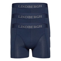 Basic Bamboo Boxers 3 Pack Bokserit Sininen Lindbergh