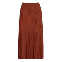 Slfalexis Mw Midi Skirt B Noos Polvipituinen Hame Punainen Selected Femme