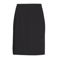 High Waist Crepe Skirt Lyhyt Hame Musta Filippa K