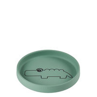 Silic Plate Croco Home Meal Time Plates & Bowls Vihreä D By Deer, Done by Deer