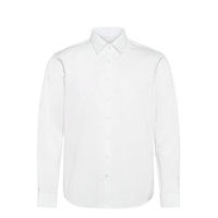 Twill Easy Iron Slim Shirt Paita Bisnes Valkoinen Calvin Klein