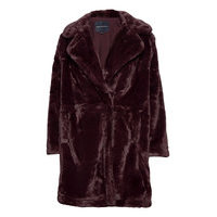 Pf Banna Faux Fur Long Coat Outerwear Faux Fur Liila French Connection