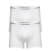 Mens Trunk 2-Pack Underwear Bokserit Valkoinen J. Lindeberg