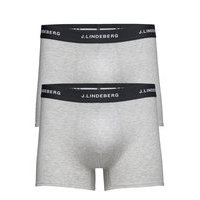 Mens Trunk 2-Pack Underwear Bokserit Harmaa J. Lindeberg