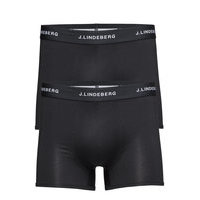 Mens Trunk 2-Pack Underwear Bokserit Musta J. Lindeberg
