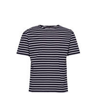 Breton Striped Shirt ''''ThéViec'''' T-shirts Short-sleeved Sininen Armor Lux