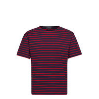 Breton Striped Shirt ''''ThéViec'''' T-shirts Short-sleeved Punainen Armor Lux