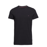 Core Stretch Slim Cneck Tee T-shirts Short-sleeved Musta Tommy Hilfiger