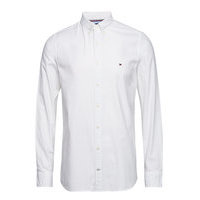 Core Stretch Slim Oxford Shirt Paita Bisnes Valkoinen Tommy Hilfiger