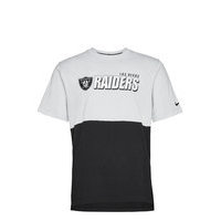 Las Vegas Raiders Nike Logo Name Colorblock T-Shirt T-shirts Short-sleeved Hopea NIKE Fan Gear