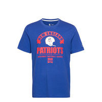 New England Patriots Nike Historic Tri-Blend T-Shirt T-shirts Short-sleeved Sininen NIKE Fan Gear