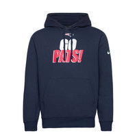 New England Patriots Nike Local Club Fleece Hoodie Huppari Sininen NIKE Fan Gear