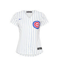 Chicago Cubs Nike Official Replica Home Jersey T-shirts & Tops Short-sleeved Valkoinen NIKE Fan Gear