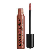 Liquid Suede Metallic Matte Cream Lipstick Huulipuna Meikki Ruskea NYX PROFESSIONAL MAKEUP