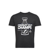 2020 Stanley Cup Champions Laser Shot Locker Room T-Shirt T-shirts Short-sleeved Musta Fanatics