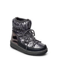 Mb Jrgirl Low Nylon Premium Wp Nauhalliset Talvikengät Harmaa Moon Boot