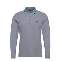 Plisy Polos Long-sleeved Harmaa BOSS