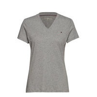 Heritage V-Neck Tee T-shirts & Tops Short-sleeved Harmaa Tommy Hilfiger