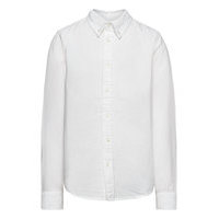 Shirt Solid Oxford School Paita Valkoinen Polarn O. Pyret