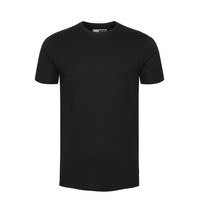 6194761, T-Shirt - Rock Ss Organic T-shirts Short-sleeved Musta Solid