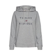 Inj Tiara Hoodie Ls Huppari Harmaa Tommy Hilfiger