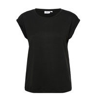 U1520, Jersey Tee S/S T-shirts & Tops Short-sleeved Musta Saint Tropez