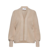 Slfemmy Ls Knit Cardigan Neuletakki Beige Selected Femme