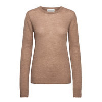 Pure Cashmere O-Neck Pullover Neulepaita Ruskea SPARKZ COPENHAGEN