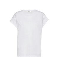 Alva Std Tee T-shirts & Tops Short-sleeved Valkoinen MOSS COPENHAGEN