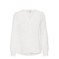 Blouses Woven Pitkähihainen Pusero Paita Valkoinen Esprit Casual