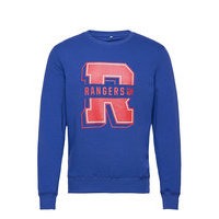 New York Rangers College Letter Core Graphic Crew Sweatshirt Svetari Collegepaita Sininen Fanatics