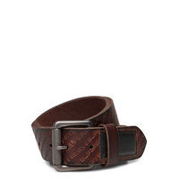 Badgeman Aop Belt Accessories Belts Classic Belts Ruskea Superdry