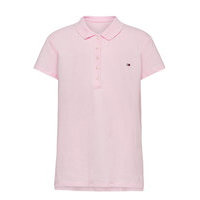 Heritage Short Sleeve Slim Polo T-shirts & Tops Short-sleeved Vaaleanpunainen Tommy Hilfiger