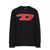 Tjustdivision-D Ml T-Shirt T-shirts Long-sleeved T-shirts Musta Diesel
