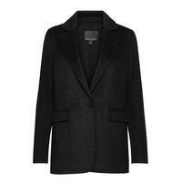 Unlined Double-Faced Jacket Villakangastakki Musta Banana Republic