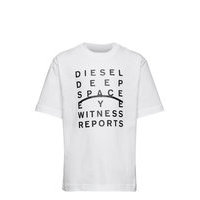 Tjustj5 Over T-Shirt T-shirts Short-sleeved Valkoinen Diesel