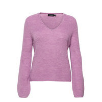 Sltuesday V-Neck Jumper Ls Neulepaita Vaaleanpunainen Soaked In Luxury, Soaked in Luxury